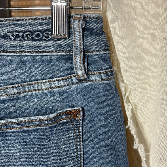 Vigoss Women's Blue Distressed Jeans - Picture 5 of 6